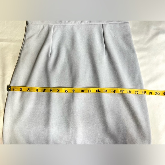 ALEXIA ADMOR Light gray JACQUELINE short sleeve cocktail midi dress size 8 - Picture 16 of 16